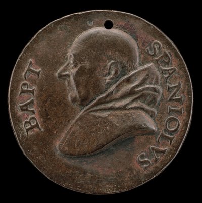 Battista Spagnoli of Mantua, Carmelite Poet [obverse] by Mea