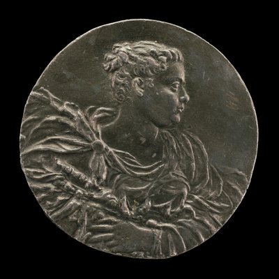 A Young Woman of Venice in Gown and Mantle, c. 1563 by Medallist A.A.