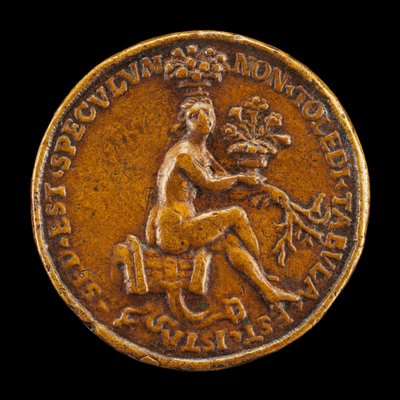 Woman Sitting on a Saddle [reverse], 1518 by Medallist of 1518