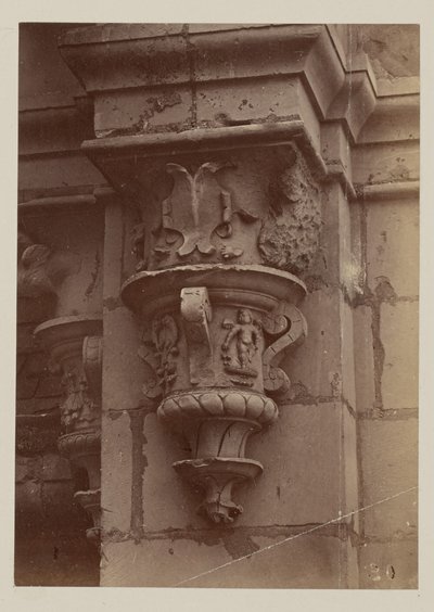 Château de Chambord: Niches and Corbels, Interior of the Lantern by Mederic Mieusement