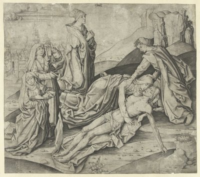 The Lamentation of Christ by Meester IAM van Zwoll