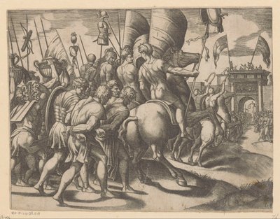 Triumph of Scipio by Meester van de Dobbelsteen