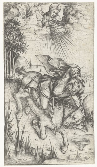 The Conversion of St. Paul by Meester van het Amsterdamse Kabinet