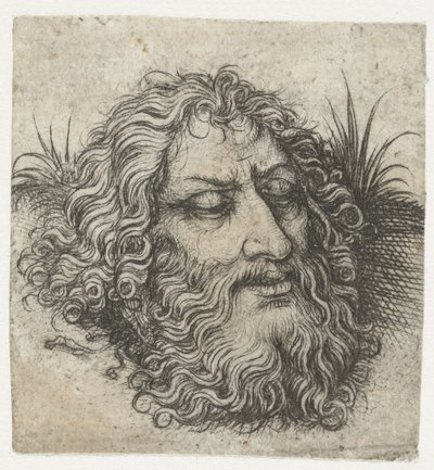 The Head of John the Baptist or Goliath by Meester van het Amsterdamse Kabinet