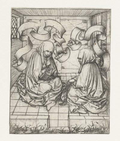 Two Nuns by Meester van het Amsterdamse Kabinet