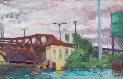 Bridge Over the Cal Sag Canal, 2014 by Megan Williamson