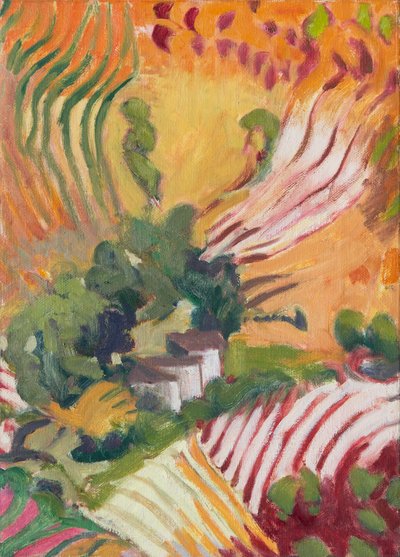 Italian Farmhouses & Fields, Umbria by Megan Williamson