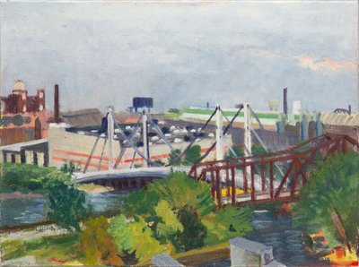 Looking West Over the North Branch by Megan Williamson