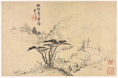 Landscapes in Various Styles after Old Masters by Mei Qing