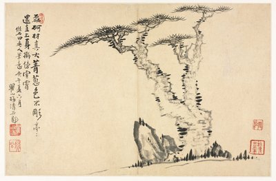 Landscapes in Various Styles after Old Masters by Mei Qing