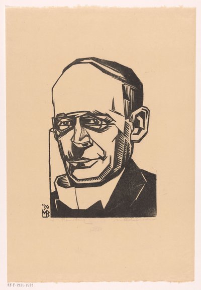 Portrait of Jacques Karel Rensburg by Meijer Bleekrode (signed by artist)