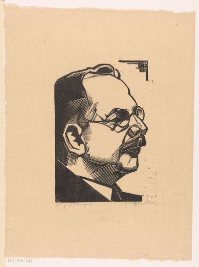 Portrait of Jan van den Tempel by Meijer Bleekrode (signed by artist)
