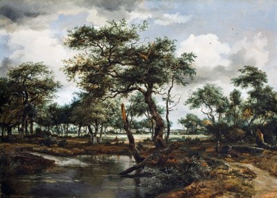 A Pond in the Forest by Meindert Hobbema