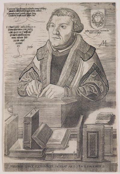 Martin Luther by Melchior Lorck