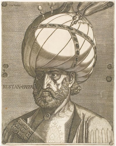 Portrait of Ismail, Ambassador of the Persian Shah Tahmasp I by Melchior Lorck