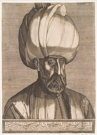 Portrait of Sultan Suleiman the Magnificent by Melchior Lorck