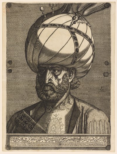 Portrait of the Persian Ambassador Ismael by Melchior Lorck