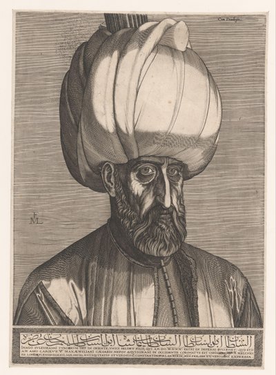Portrait of Sultan Suleiman I by Melchior Lorck