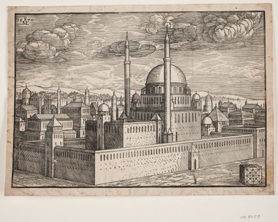Probably the Selim I Mosque by Melchior Lorck