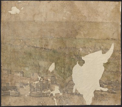 Prospect of Constantinople, Sheet 18, Melchior Lorck, 1559 by Melchior Lorck