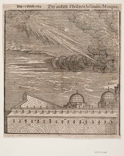 The Süleymaniye Mosque, as Seen from the Northeast. Left Half by Melchior Lorck