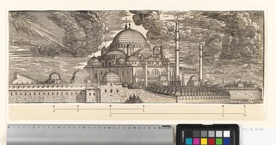 The Suleimanyie Mosque, Seen from North East by Melchior Lorck