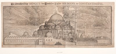The Suleimanyie Mosque, as Seen from the North East by Melchior Lorck
