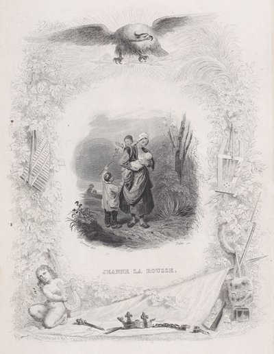 Jeanne the Redhead, from The Songs of Béranger, 1829 by Melchior Peronard