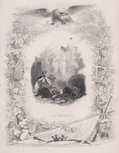 The Diseased, from The Songs of Béranger by Melchior Peronard