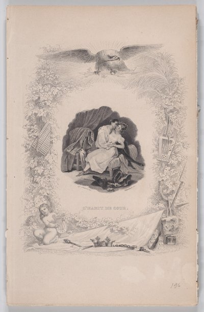 Court Dress, from The Songs of Béranger, 1829 by Melchior Péronard, Auguste Blanchard I