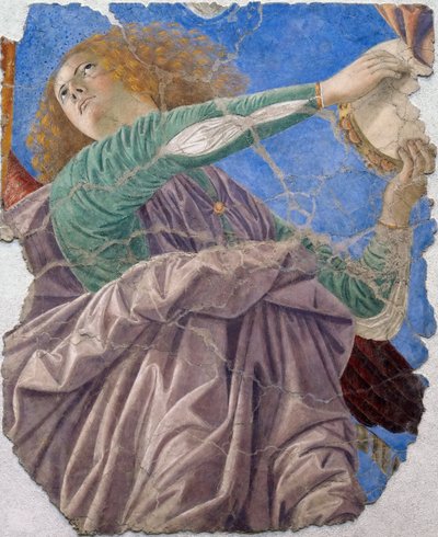 Musician angel by Melozzo da Forli