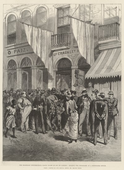 The Brazilian Insurrection, Daily Scare at Rio de Janeiro by Melton Prior