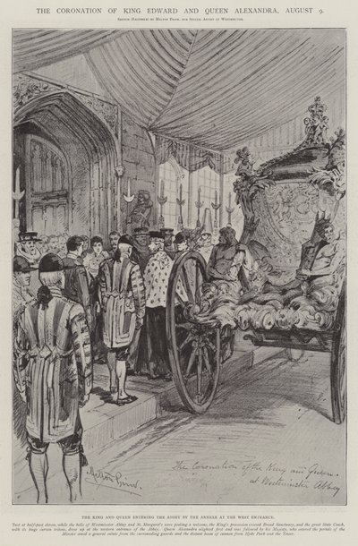 The Coronation of King Edward and Queen Alexandra, 9 August by Melton Prior