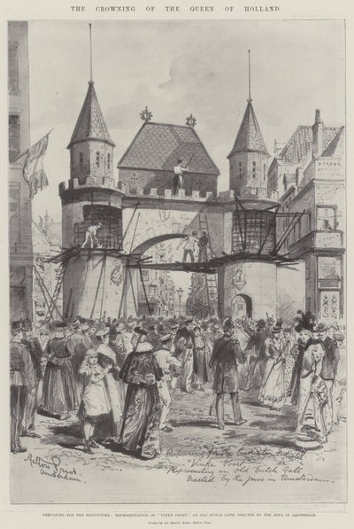The Crowning of the Queen of Holland by Melton Prior