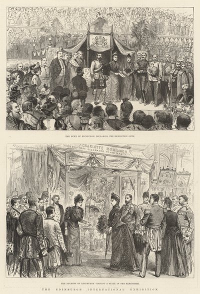 The Edinburgh International Exhibition by Melton Prior