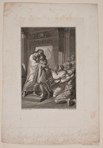 Joseph Reveals Himself to His Brothers by Meno Haas