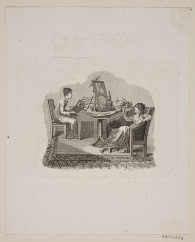 Scene with Two Women by Meno Haas