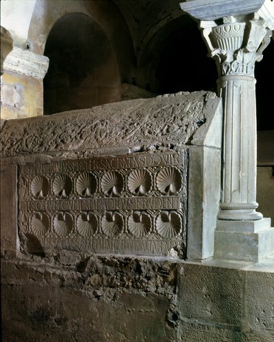Cenotaph of Abbess Theodechilde by Merovingian
