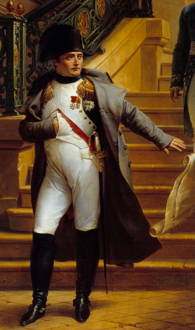 Emperor Napoleon I Visits the Palais-Royal and Refuses the Plans of Architects Beaumont and Fontaine by Merry Joseph Blondel