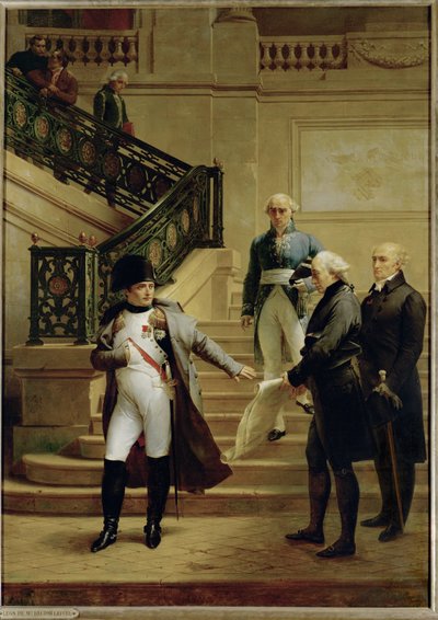 Napoleon on the Stairs of the Conseil d