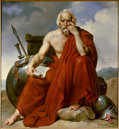 Portrait of Lycurgus, legislator of Sparta by Merry Joseph Blondel