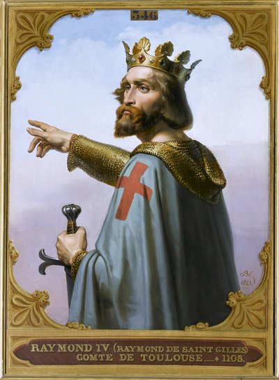 Raymond IV, Count of Toulouse, called Raymond of Saint-Gilles, 1843 by Merry Joseph Blondel