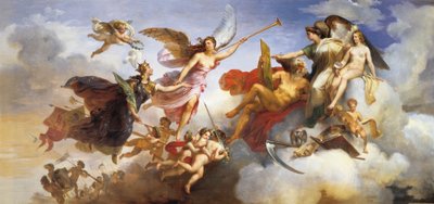 The Victorious France at Bouvines (1214) by Merry Joseph Blondel