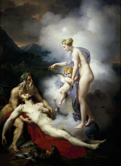 Venus Pouring a Balm on the Wound of Aeneas by Merry Joseph Blondel