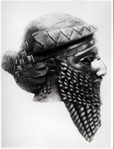 Head of Sargon I (c.2334-2279 BC) 2400-2200 BC by Mesopotamian
