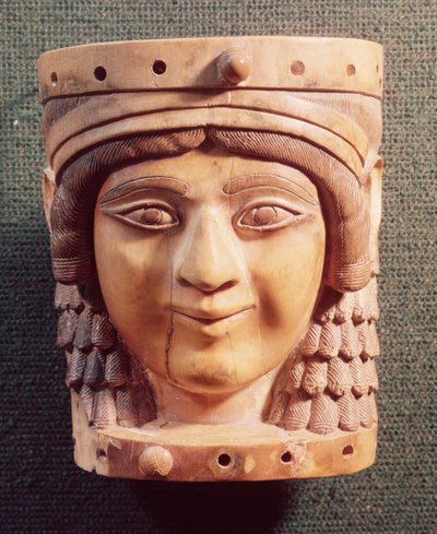 Head of a Woman, called the Lady of the Well or the Mona Lisa of Nimrud by Mesopotamian