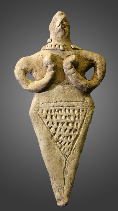 Figurine of a Nude Woman, Mesopotamia, c.2000-1800 BC by Mesopotamian Mesopotamian