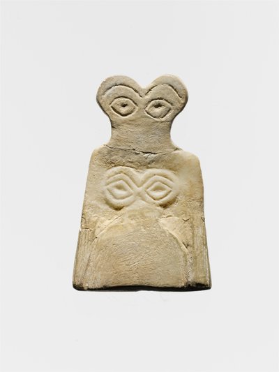 Middle Uruk Eye Idol by Mesopotamian School