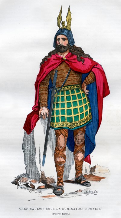 Gaul Chief Under the Roman Occupation, 1st Century BC - 5th Century AD by Meunier