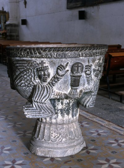 Baptismal Font by Mexican School